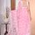 Pink Jamdani Saree With Blouse Piece