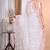 off white Pure Organza Tread Work Saree With Blouse Piece