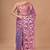 wine Organza Jamdani silk blend Saree With Blouse Piece