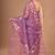 wine Organza Jamdani silk blend Saree With Blouse Piece