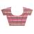 wine Organza Jamdani silk blend Saree With Blouse Piece