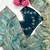 sky blue fendy silk blend embroidered saree with stitched blouse