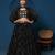 Captivating Black Thread, Sequence Embroidered Georgette Indian lehenga choli dress