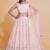 Mesmerizing Light-Pink Zari, Sequence Embroidered Georgette Indian designer lehenga choli