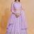 Bewitching Light-Purple Zari, Sequence Embroidered Georgette Indian designer party wear lehenga choli