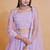Bewitching Light-Purple Zari, Sequence Embroidered Georgette Indian designer party wear lehenga choli