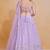 Bewitching Light-Purple Zari, Sequence Embroidered Georgette Indian designer party wear lehenga choli