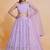 Bewitching Light-Purple Zari, Sequence Embroidered Georgette Indian designer party wear lehenga choli