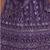 glamourous Blue Thread, Zari, Sequence Embroidered Georgette Indian wedding lehenga choli