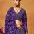 Glamorous Blue Thread, Sequence Embroidered Georgette Indian designer lehenga choli