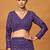 Glamorous Blue Thread, Sequence Embroidered Georgette Indian designer lehenga choli