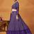 Glamorous Blue Thread, Sequence Embroidered Georgette Indian designer lehenga choli