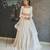 Graceful White Thread, Sequence Embroidered Georgette Indian lehenga choli dress