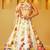 Charming White Thread, Sequence Embroidered Georgette Indian designer wedding lehenga
