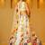Charming White Thread, Sequence Embroidered Georgette Indian designer wedding lehenga
