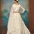 Attractive white Thread, Sequence Embroidered Georgette Indian designer lehenga choli