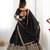 Ravishing Black Multi Thread, Sequence, Embroidered Georgette Indian lehenga choli dress