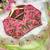 ombre pattern peach candy crush silk blend saree with stitched blouse