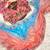 ombre pattern sky blue candy crush silk blend saree with stitched blouse