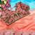 ombre pattern sky blue candy crush silk blend saree with stitched blouse