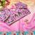 ombre pattern pink candy crush silk blend saree with stitched blouse