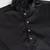 Black silk thead & sequins embroidered with real mirror work wedding festival party wear straight kurta pant koti