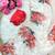 white floral printed teby silk blend saree with cutdana hand work with stitched blouse