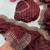 maroon fendy satin silk blend saree with diamond work with stitched blouse