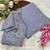 lavender crunchy silk blend saree with hand work