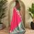 Rani Pink Kanchipuram silk blend Saree