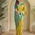 Lime Kanchipuram silk blend Saree