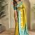Lime Kanchipuram silk blend Saree