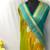 Lime Kanchipuram silk blend Saree