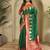 Green Kanchipuram silk blend Saree