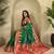 Green Kanchipuram silk blend Saree