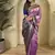 Onion Pink Kanchipuram silk blend Saree