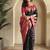 Black Kanchipuram silk blend Saree