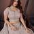 BABY PINK ZARKAN DIAMOND HANDWORK LEHENGA CHOLI