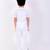 White cotton plain shirt