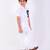 White cotton plain shirt