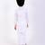 White cotton plain kurta pyjama