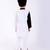 Black & white cotton plain kurta pyjama
