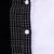 Black & white cotton plain kurta pyjama