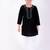 Black cotton plain kurta pyjama