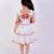 White cotton embroidered dress