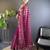 Mesmerizing wine designer chain stitch embroidered butterfly net fabric indian designer saree