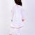 White cotton embroidered kurta set