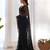 Graceful black tone to tone aari embroidered with stone work butterfly net fabric indian designer saree