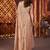 Irresistible beige all over beads & pipe hand work butta fandy satin silk fabric indian designer saree