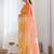 Yellow GOLD CRUSH EMBROIDERED WORK SAREE